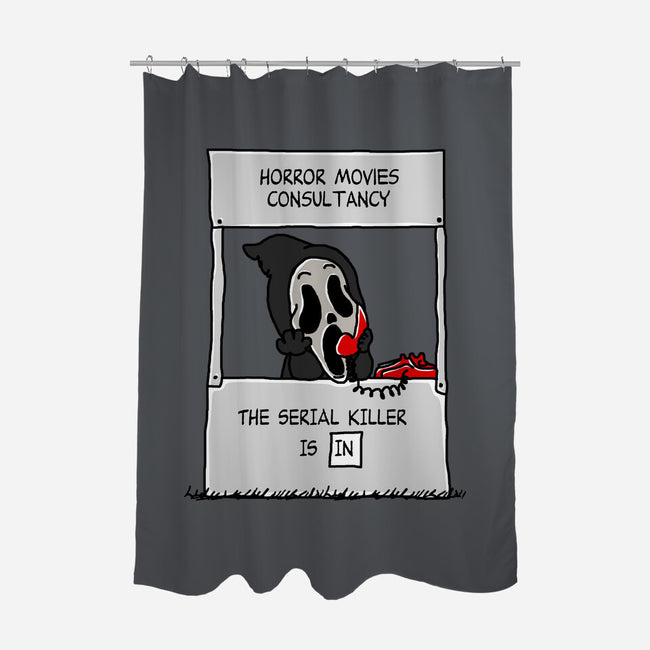 Horror Movies Consultancy-none polyester shower curtain-Melonseta