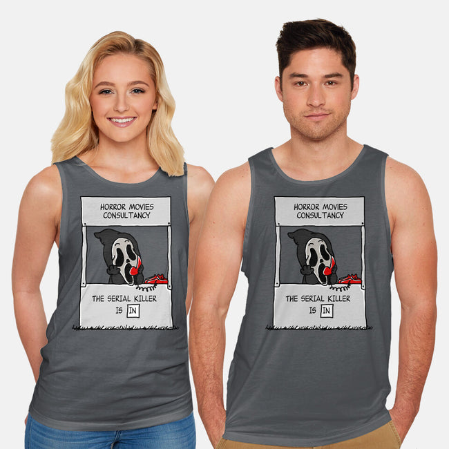 Horror Movies Consultancy-unisex basic tank-Melonseta