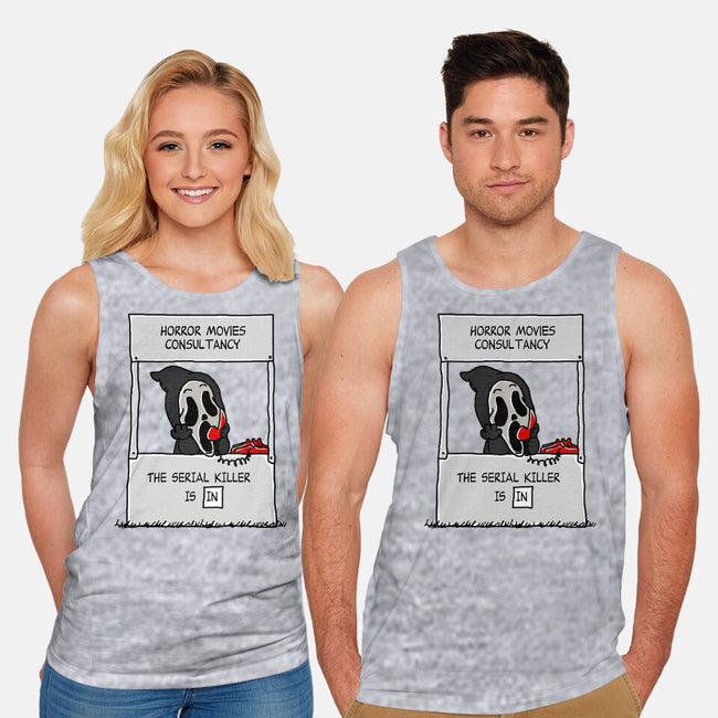 Horror Movies Consultancy-unisex basic tank-Melonseta