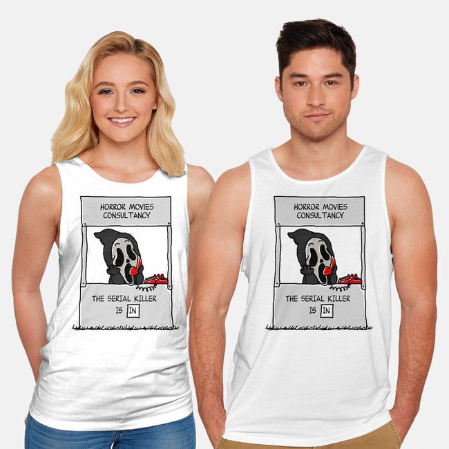 Horror Movies Consultancy-unisex basic tank-Melonseta