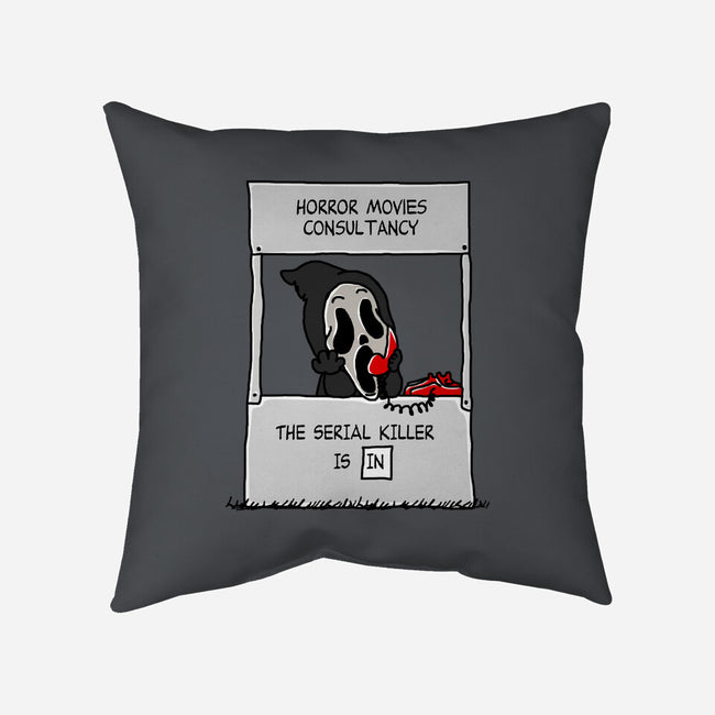 Horror Movies Consultancy-none removable cover w insert throw pillow-Melonseta