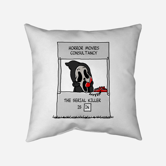 Horror Movies Consultancy-none removable cover w insert throw pillow-Melonseta