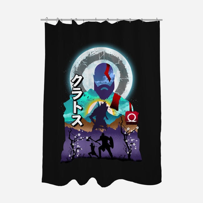 Battle Begin-none polyester shower curtain-hirolabs