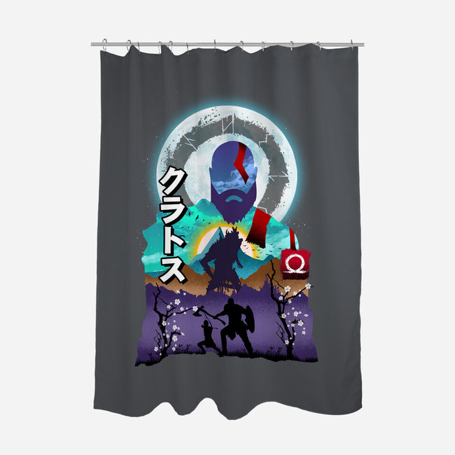 Battle Begin-none polyester shower curtain-hirolabs