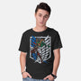 Mikasa Fighting-mens basic tee-Rogelio