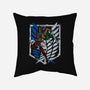 Mikasa Fighting-none removable cover w insert throw pillow-Rogelio