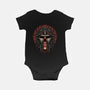 The Orphaned Warrior-baby basic onesie-glitchygorilla