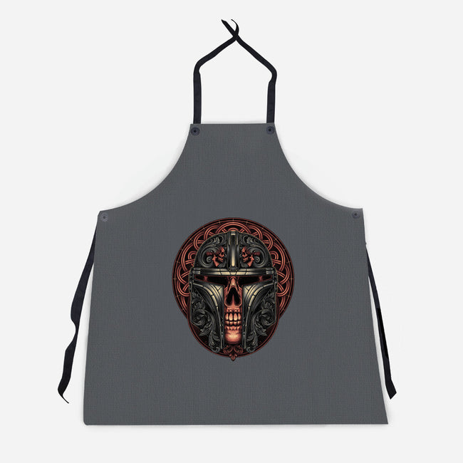 The Orphaned Warrior-unisex kitchen apron-glitchygorilla