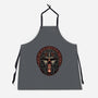 The Orphaned Warrior-unisex kitchen apron-glitchygorilla