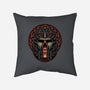 The Orphaned Warrior-none removable cover w insert throw pillow-glitchygorilla