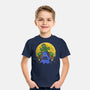 Moonlight Night Enemies-youth basic tee-Logozaste