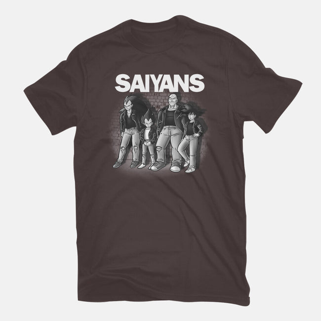 The Saiyans-womens basic tee-trheewood