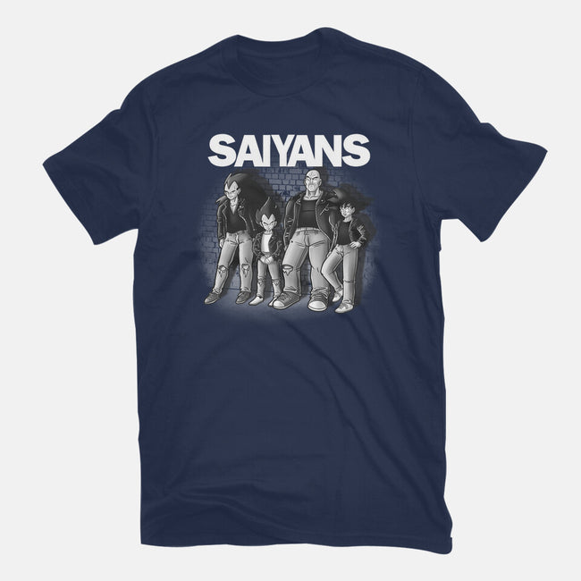 The Saiyans-youth basic tee-trheewood