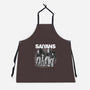 The Saiyans-unisex kitchen apron-trheewood
