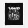 The Saiyans-none fleece blanket-trheewood