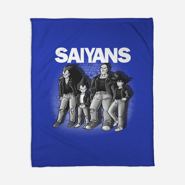 The Saiyans-none fleece blanket-trheewood