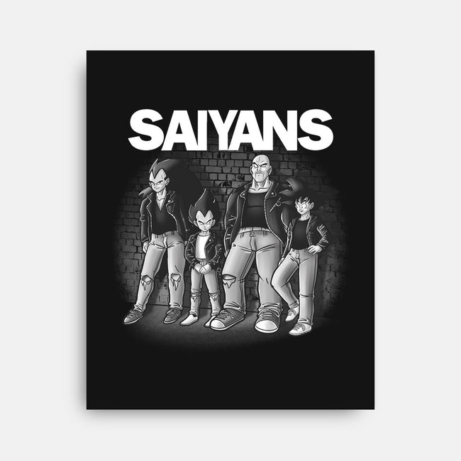 The Saiyans-none stretched canvas-trheewood