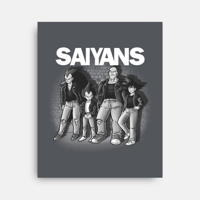 The Saiyans-none stretched canvas-trheewood
