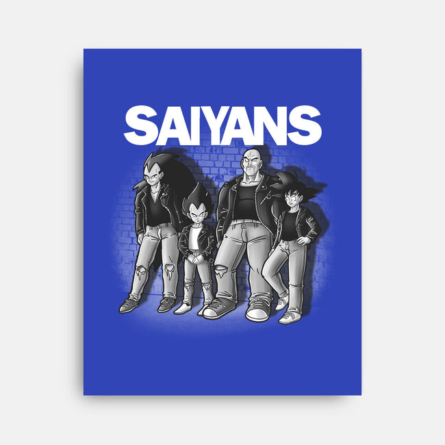 The Saiyans-none stretched canvas-trheewood