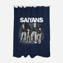 The Saiyans-none polyester shower curtain-trheewood