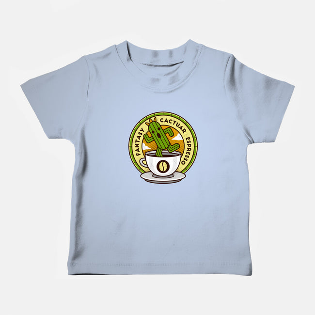 Cactuar Espresso Coffee-baby basic tee-Logozaste
