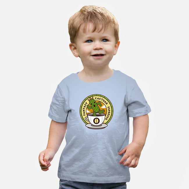 Cactuar Espresso Coffee-baby basic tee-Logozaste