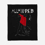 All Of Us Are Red-none fleece blanket-Boggs Nicolas