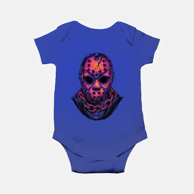 Glowing Camper-baby basic onesie-glitchygorilla