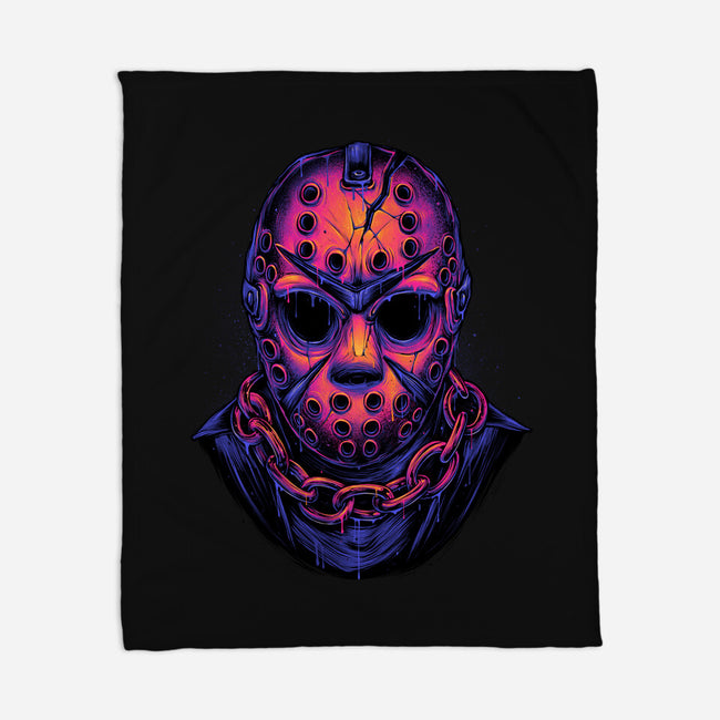 Glowing Camper-none fleece blanket-glitchygorilla