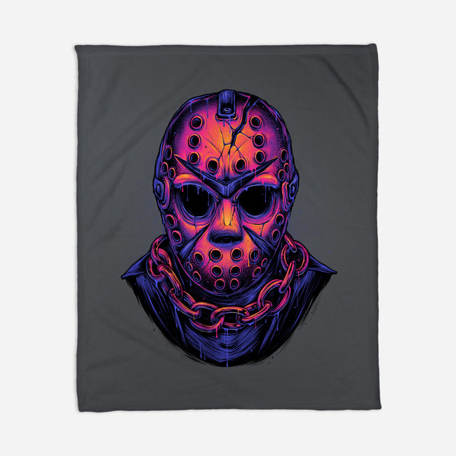 Glowing Camper-none fleece blanket-glitchygorilla