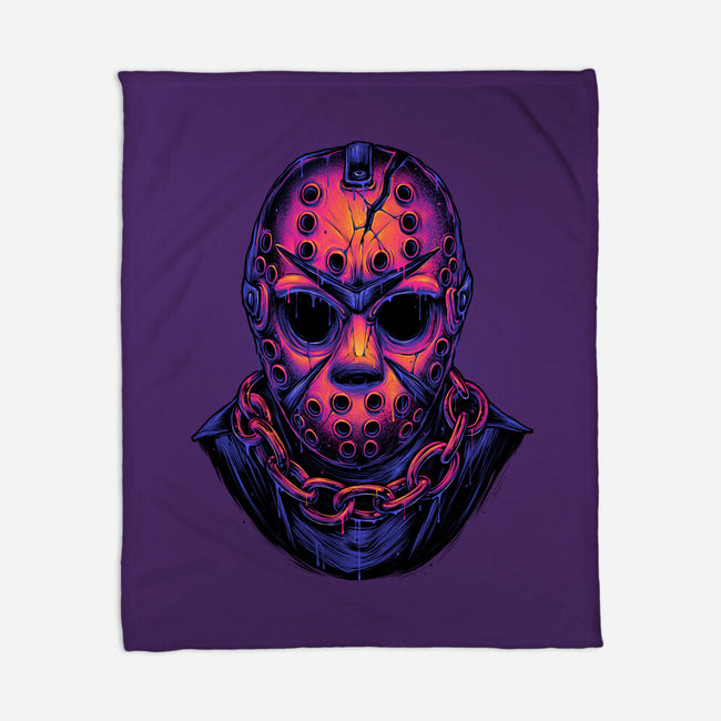 Glowing Camper-none fleece blanket-glitchygorilla