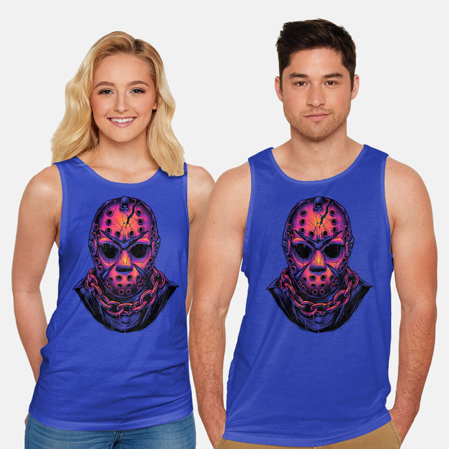Glowing Camper-unisex basic tank-glitchygorilla