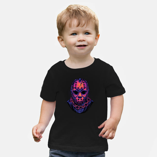 Glowing Camper-baby basic tee-glitchygorilla
