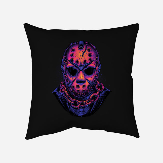 Glowing Camper-none removable cover w insert throw pillow-glitchygorilla