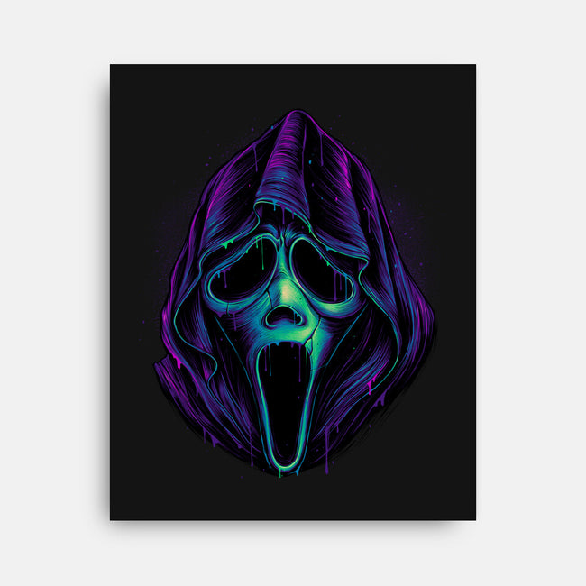 Glowing Ghost-none stretched canvas-glitchygorilla