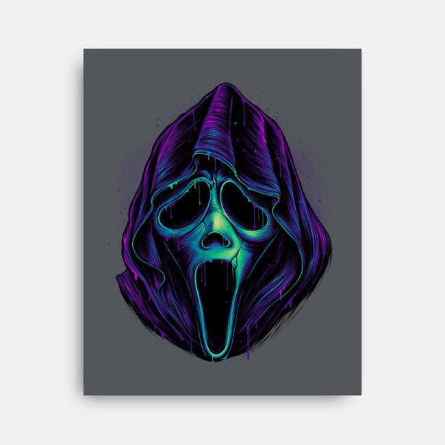 Glowing Ghost-none stretched canvas-glitchygorilla