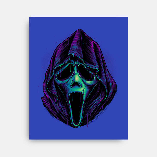 Glowing Ghost-none stretched canvas-glitchygorilla