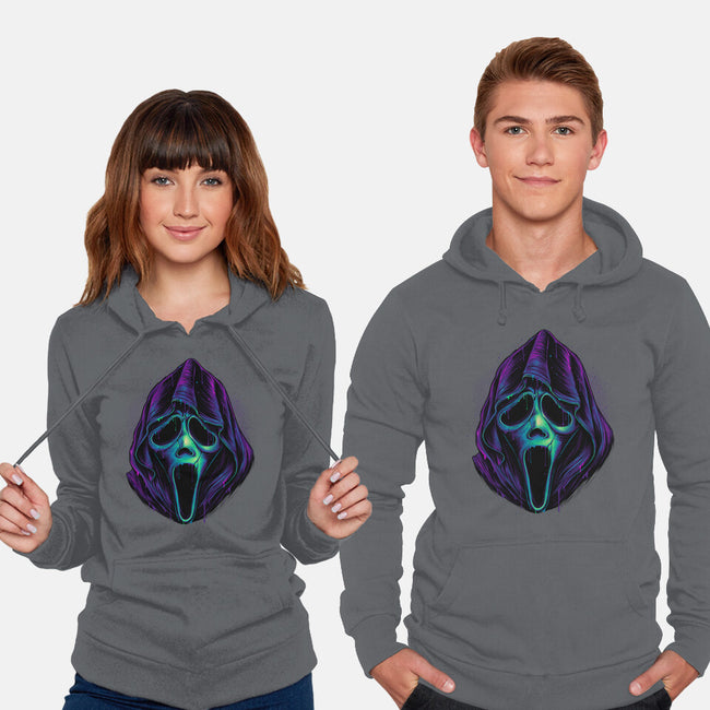 Glowing Ghost-unisex pullover sweatshirt-glitchygorilla