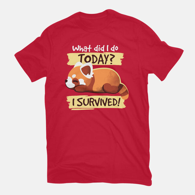 Survivor Red Panda-mens basic tee-NemiMakeit
