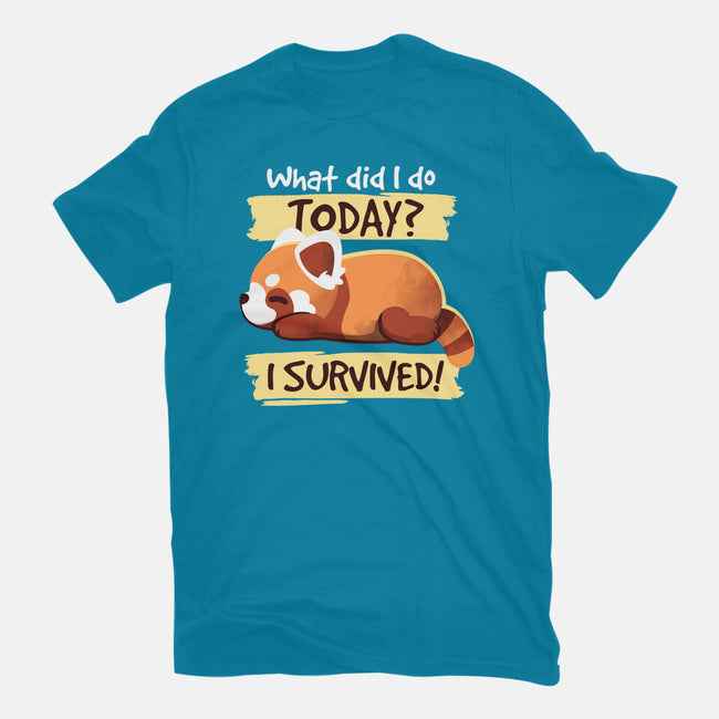 Survivor Red Panda-mens basic tee-NemiMakeit