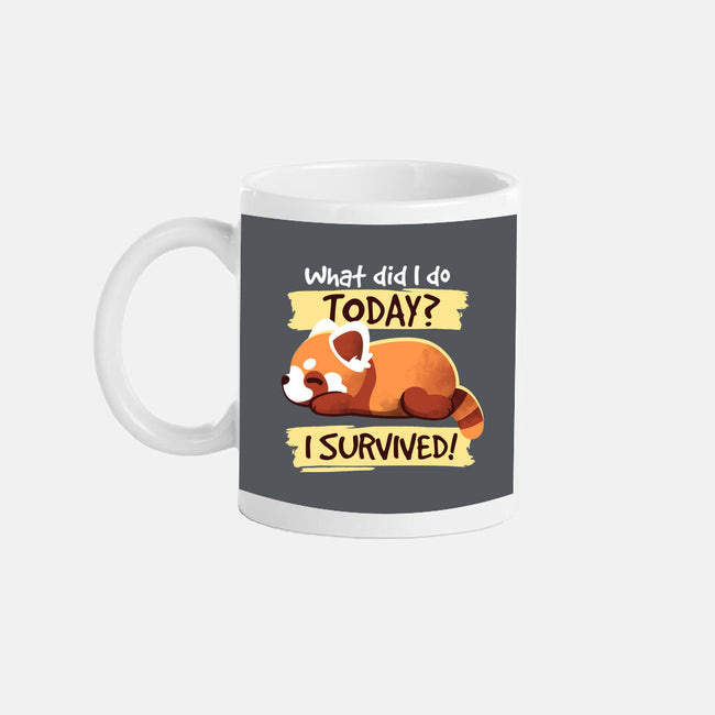 Survivor Red Panda-none glossy mug-NemiMakeit