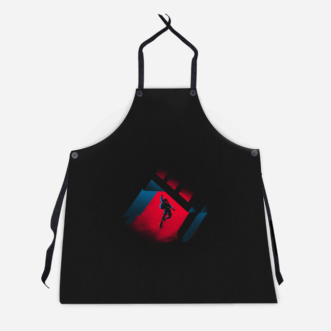Into The Animatedverse-unisex kitchen apron-teesgeex
