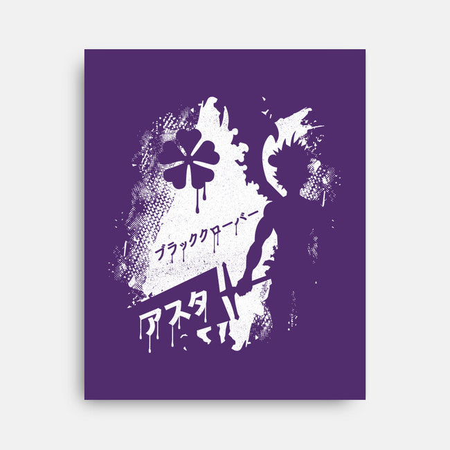 The Clover Knight-none stretched canvas-Logozaste