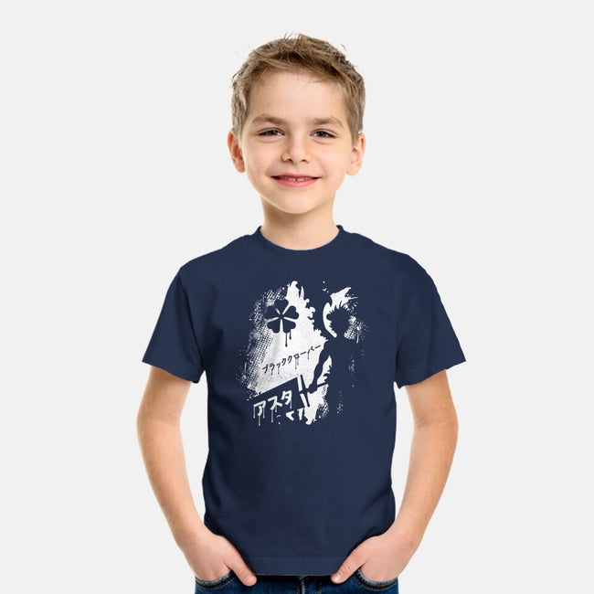 The Clover Knight-youth basic tee-Logozaste