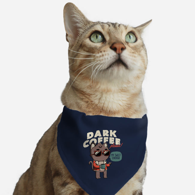 Dark Coffee Please-cat adjustable pet collar-koalastudio