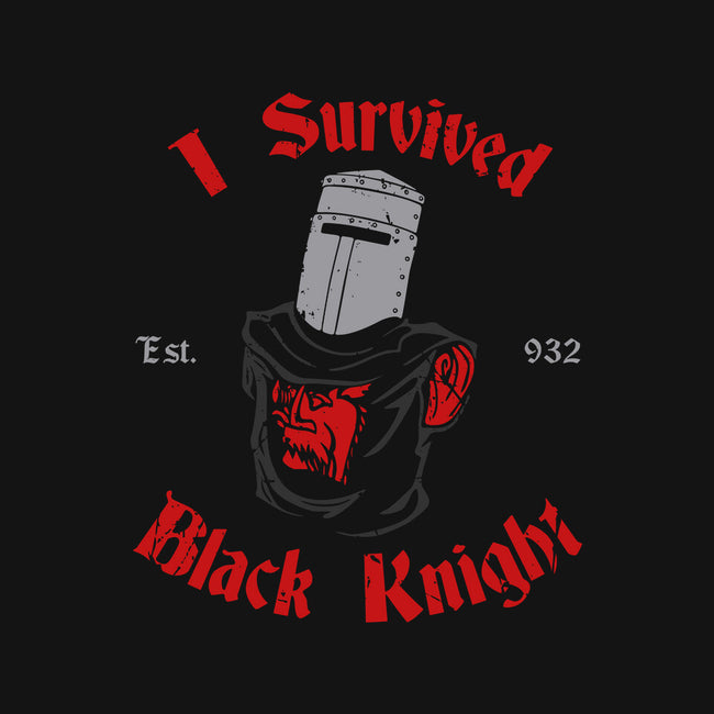 I Survived Black Knight-none polyester shower curtain-Melonseta