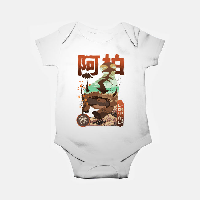 Loyal Bison-baby basic onesie-hirolabs