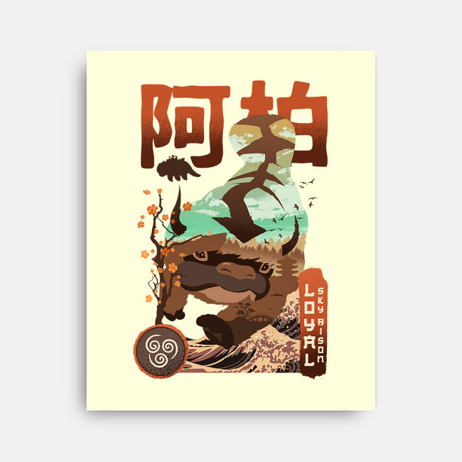 Loyal Bison-none stretched canvas-hirolabs