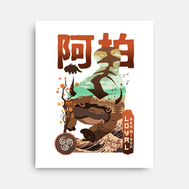 Loyal Bison-none stretched canvas-hirolabs