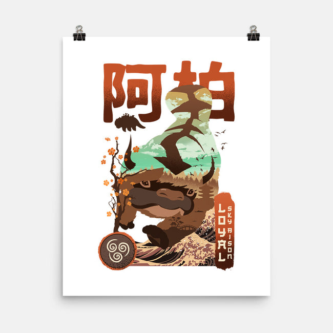 Loyal Bison-none matte poster-hirolabs